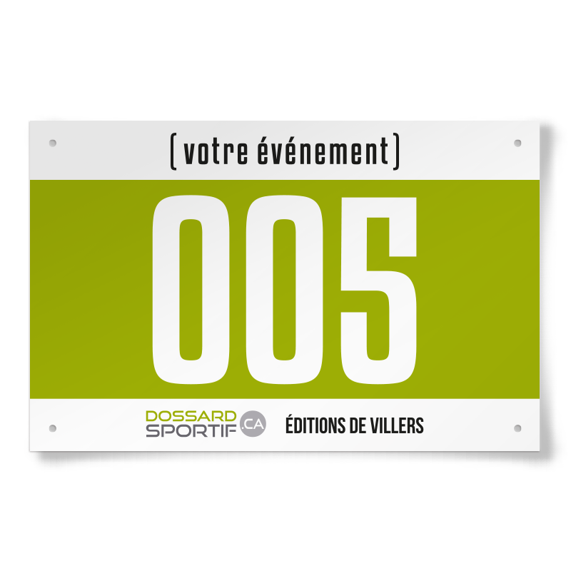 Dossard Dossard sportif
