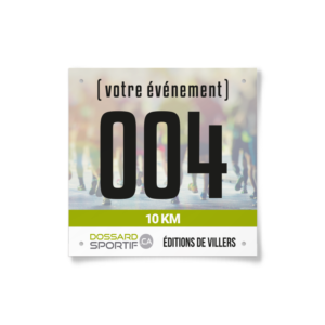 DOSSARD PREMIUM - Petit/Small 5.5 x 5.5 po/in